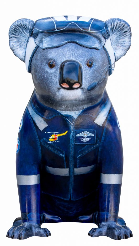 Koala pilot mascot