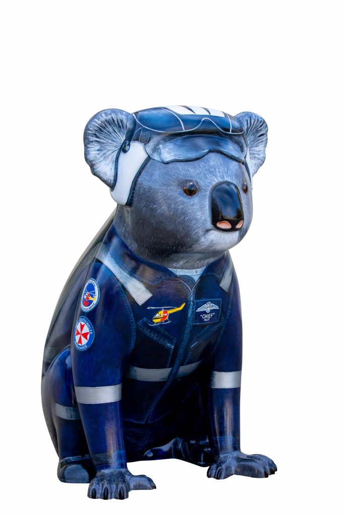 Koala pilot mascot